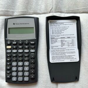 Texas Instruments BA II Plus Calculator - Black